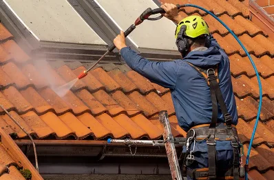 Démoussage et hydrofuge de toiture à Nozay